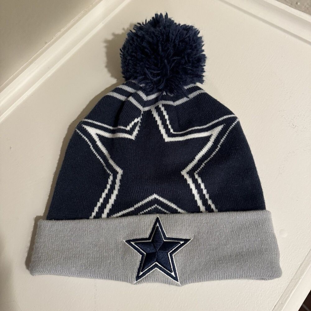 Dallas Cowboys NFL Era Cuffed Knit Navy/Gray Beanie- One Size